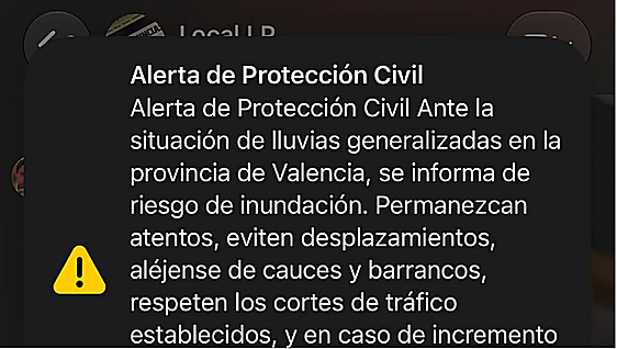 Una alerta que volvió a llegar tarde y debió pintarse de rojo