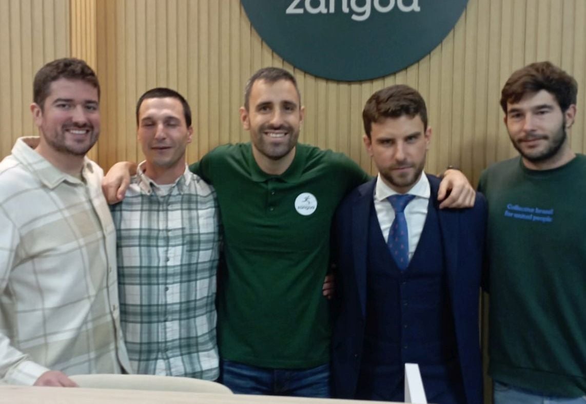 Manu Uribarri, Guillermo Lascaray, Jorge Sánchez, Javier Escribano y Borja Ibáñez.