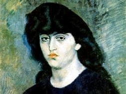 El 'Retrato de Suzanne Bloch' es una de las obras de la etapa azul de Picasso./ AP