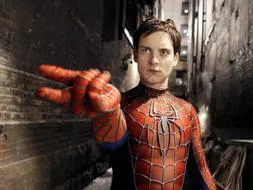 El actor Tobey Maguire durante una secuencia de 'Spiderman'. /REUTERS