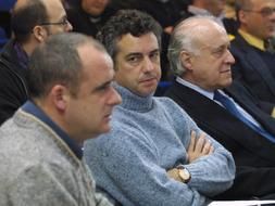 Imagen de archivo de Joseba Egibar, Iñigo Urkullu y Xabier Arzalluz, duante una asamblea del PNV.