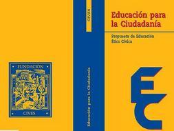 Tapas de uno de los manuales de la asignatura de educación para la Ciudadanía./ ARCHIVO
