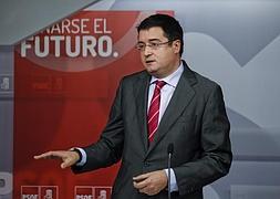 El secretario de Organización del PSOE, Óscar López. / Emilio Naranjo (Efe) | Atlas