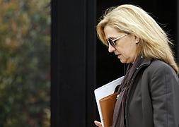 La infanta Cristina, en Barcelona a principio de mes. / A. Dalmau (Efe)