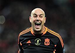 Pepe Reina, portero del Liverpool. / Archivo