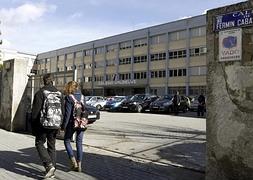 Entrada al colegio Valdeluz de Madrid. / F. Alvarado (Efe)