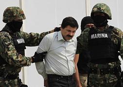 Joaquín "el Chapo" Guzmán, durante su detención. / Afp