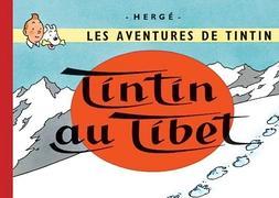 Portada original dibujada por Hergé para 'Tintín en el Tíbet'. / Archivo