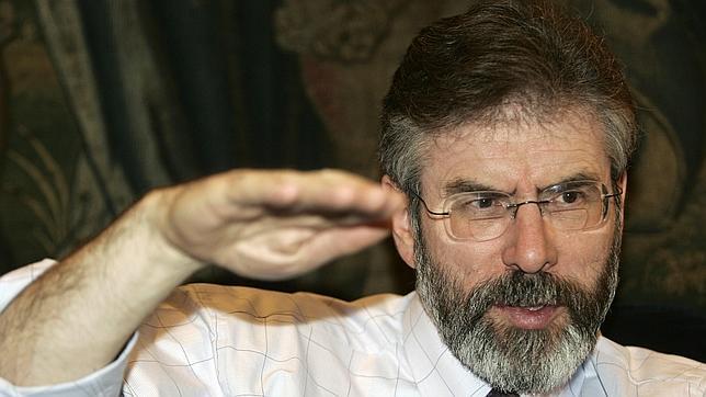 El presidente del Sinn Féin, Gerry Adams  