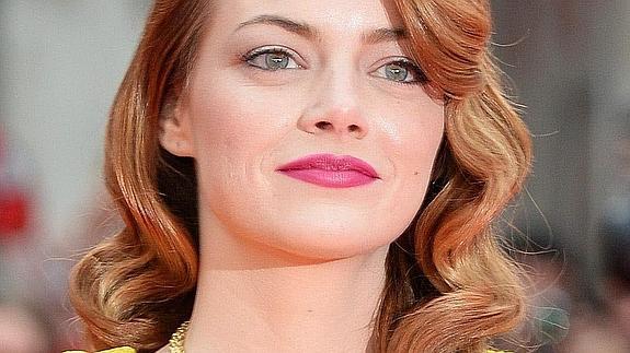 La actriz estadounidense Emma Stone. 