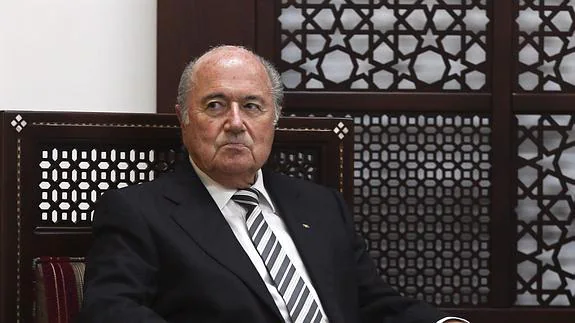 Blatter, durante una entrevista.
