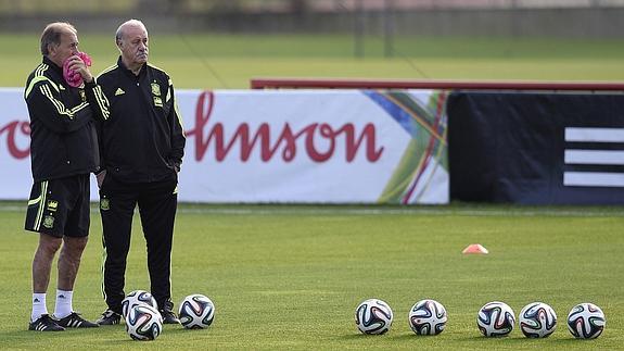 Del BOsque y Toni Grande. 