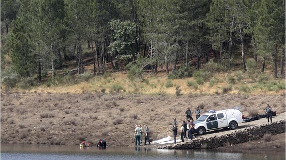 Rescate de los cuerpos. 