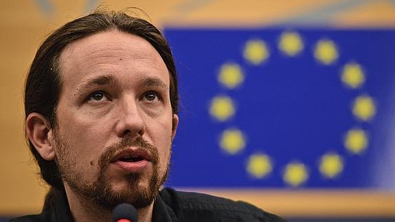 El eurodiputado de Podemos Pablo Iglesias. 