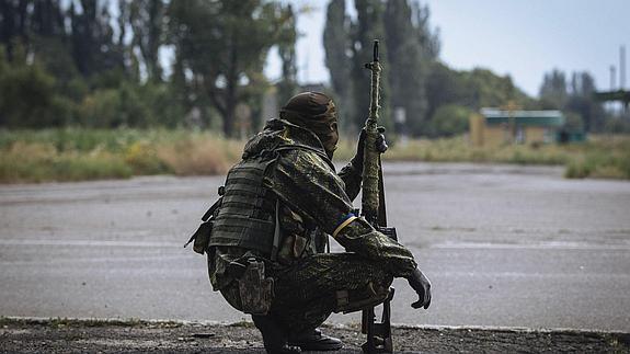 Un soldado ucraniano. 