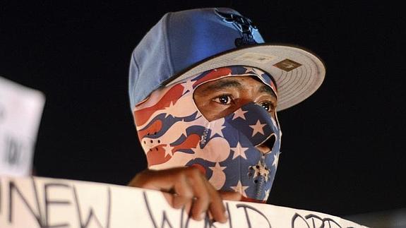 Uno de los manifestantes de Ferguson 