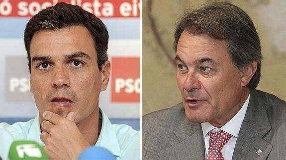 Pedro Sánchez se reunirá el 3 de septiembre con Artur Mas