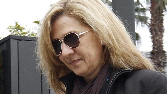 La infanta Cristina. 