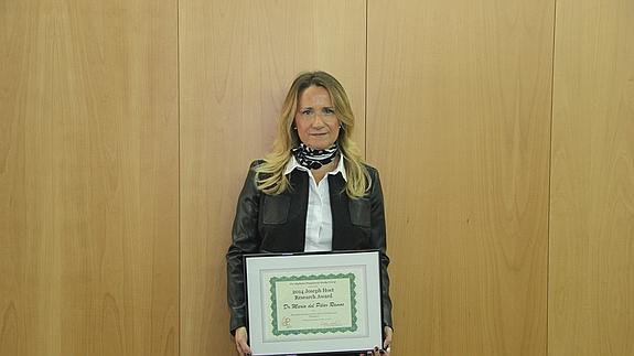 María del Pilar Ramos Álvarez, catedrática distinguida el pasado mes con el Premio de Investigación ‘Joseph Hoet’.