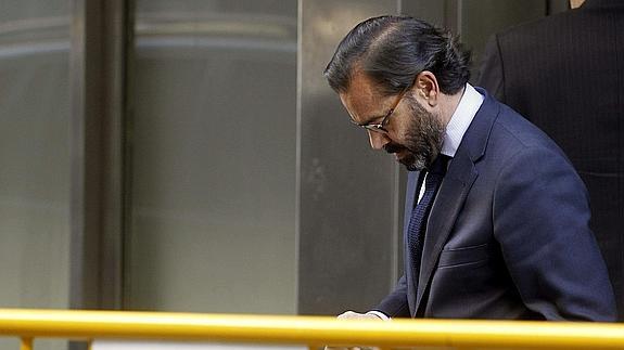 Pedro Farré, a su salida de la Audiencia Nacional el pasado 29 de octubre. 