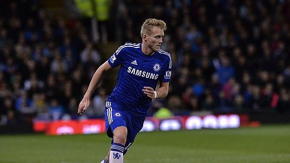 El alemán Schurrle, con la camiseta del Chelsea. 