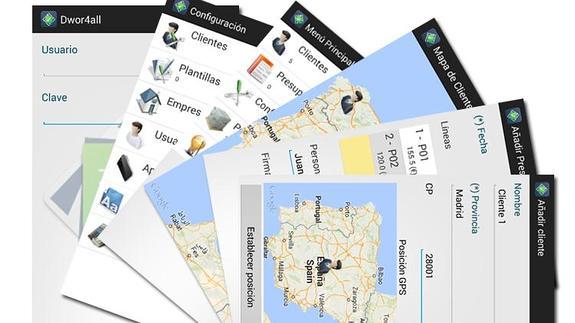 Cada usuario puede crear su propia plantilla de partes.