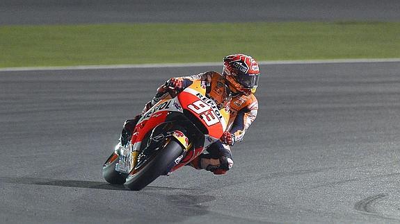 Marc Márquez, en el circuito de Losail. 