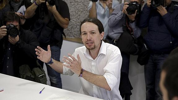 Pablo Iglesias, líder de Podemos. 
