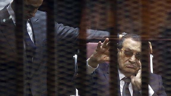 El expresidente egipcio Hosni Mubarak. 