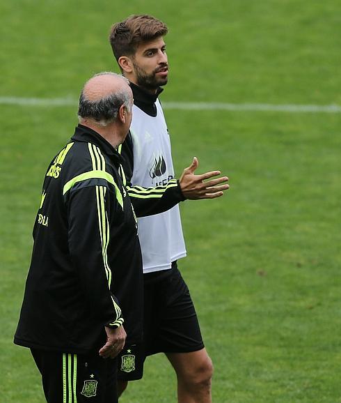 Del Bosque y Piqué.