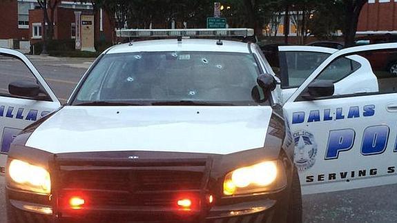 Un coche de la Policía de Dallas. 