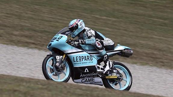 Danny Kent, en el circuito de Montmeló. 