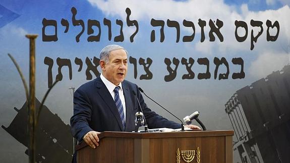 El primer ministro israelí Benjamín Netanyahu. 