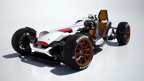 Honda Project 2 & 4, con motor de moto
