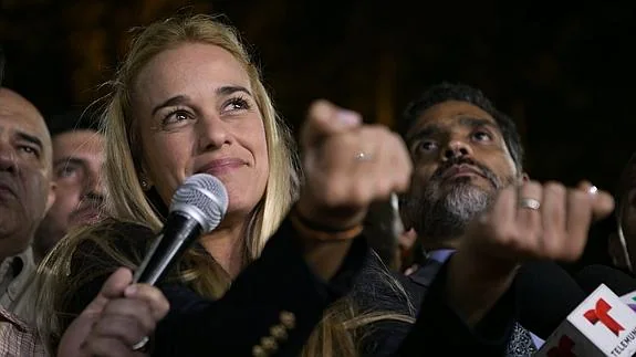 Lilian Tintori, tras conocer la sentencia.