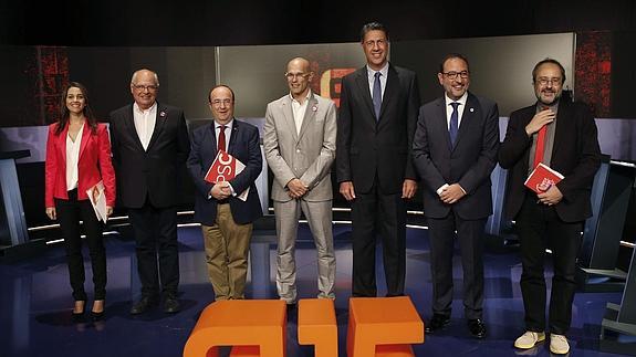 Los candidatos a las elecciones catalanas. 