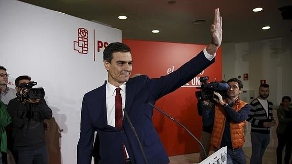 El líder del PSOE, Pedro Sánchez. 