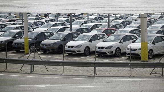 Coches de Seat en su fábrica de Martorell. 