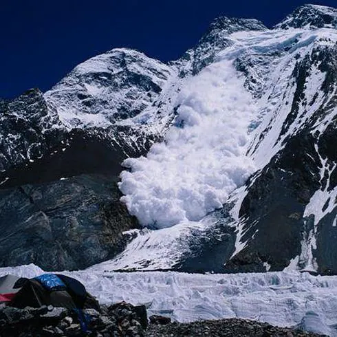 Una avalancha de nieve, en una imagen de archivo