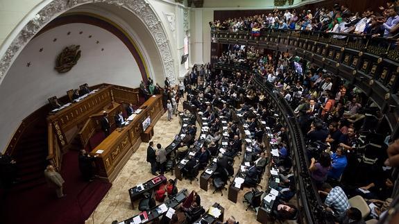 Vista general de la Asamblea Nacional venezolana.