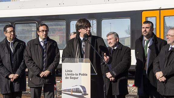 El presidente de la Generalitat, Carles Puigdemont. 