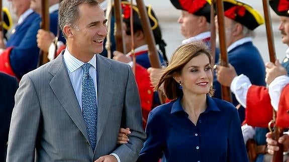 Los Reyes Felipe y Letizia.