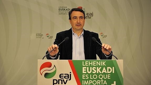 El portavoz parlamentario nacionalista, Aitor Esteban.