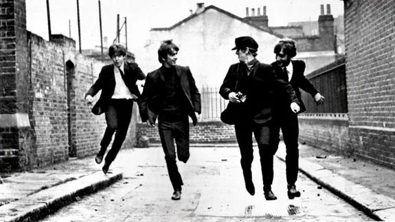 '¡Qué noche la de aquel día!', la primera película de los Beatles. 