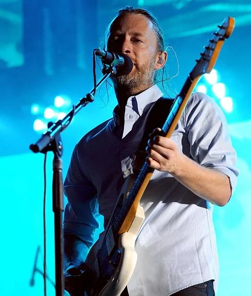 Thom Yorke, durante una actuación.