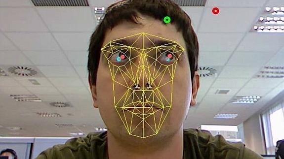 El sistema realiza un seguimiento facial en 3D.