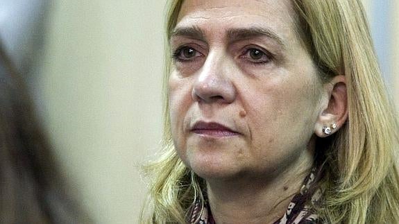 La infanta Cristina.