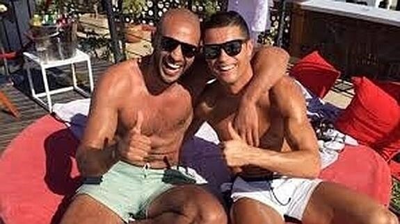 El boxeador marroquí Badr Hari, amigo íntimo de Cristiano Ronaldo.