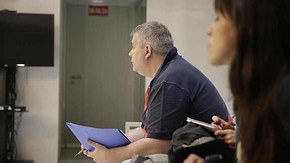 Pablo Cassanova durante el juicio en la Audiencia Nacional.