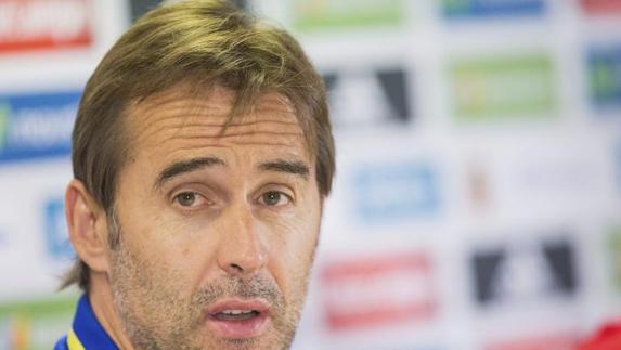 Julen Lopetegui, seleccionador español de fútbol.